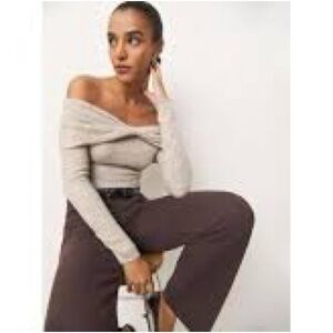 Reformation Florie twist sweater top